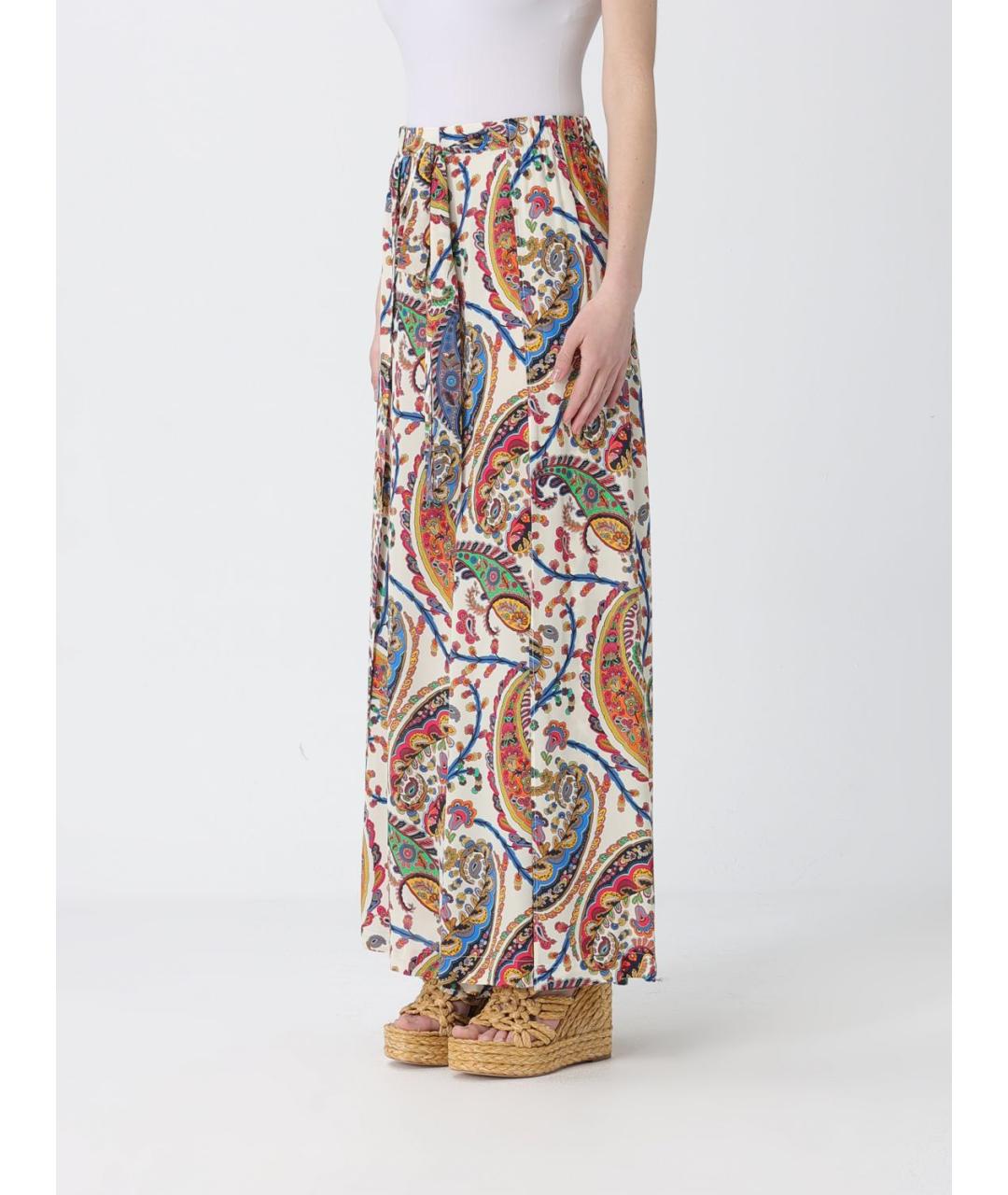 ETRO Мульти вискозные брюки широкие, фото 4