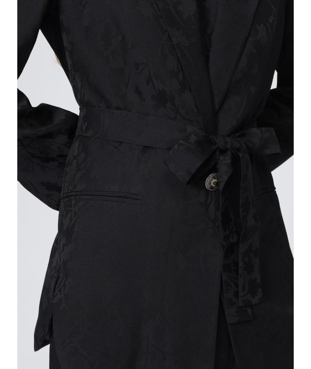 PINKO Черный вискозный жакет/пиджак, фото 5