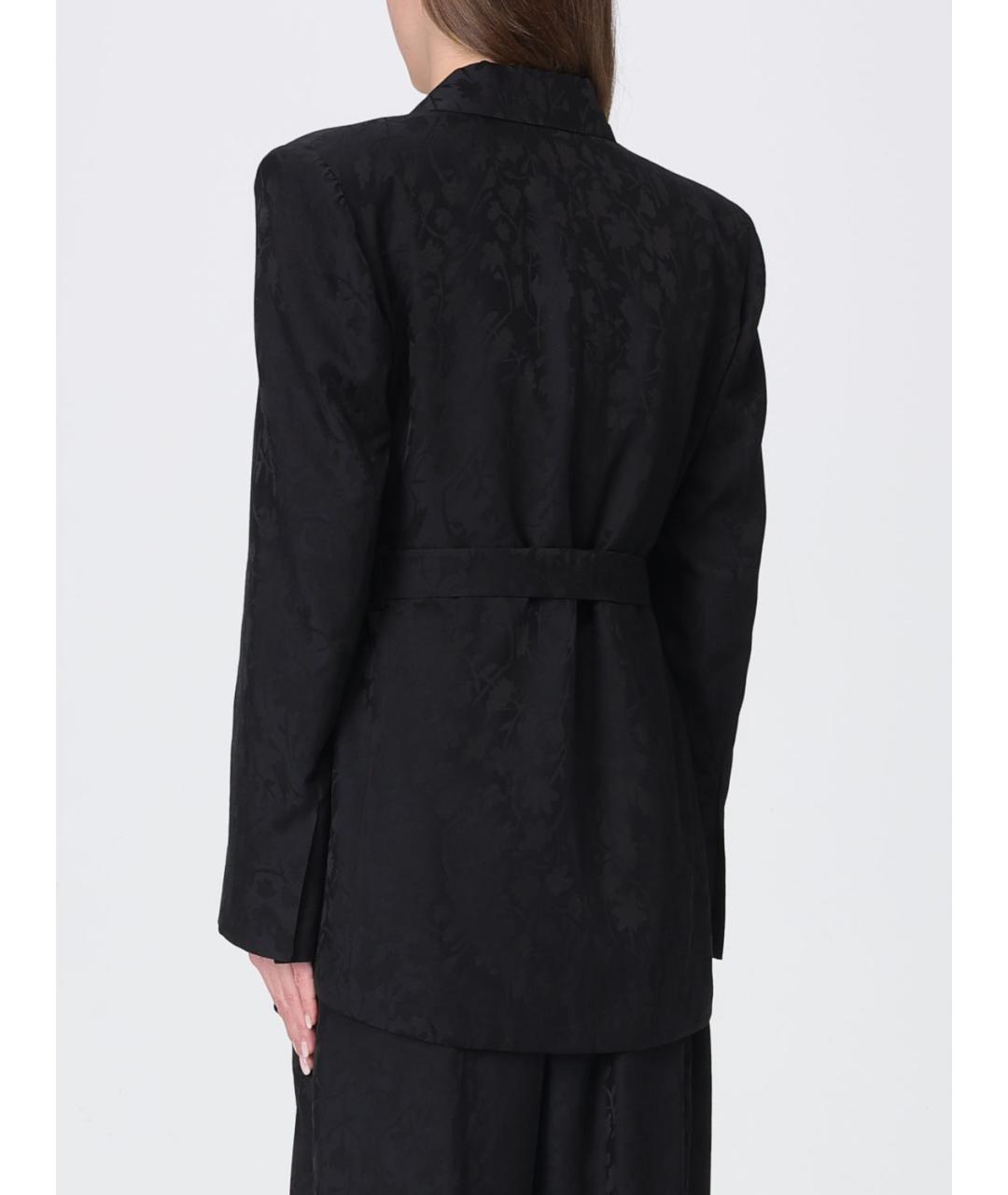 PINKO Черный вискозный жакет/пиджак, фото 3