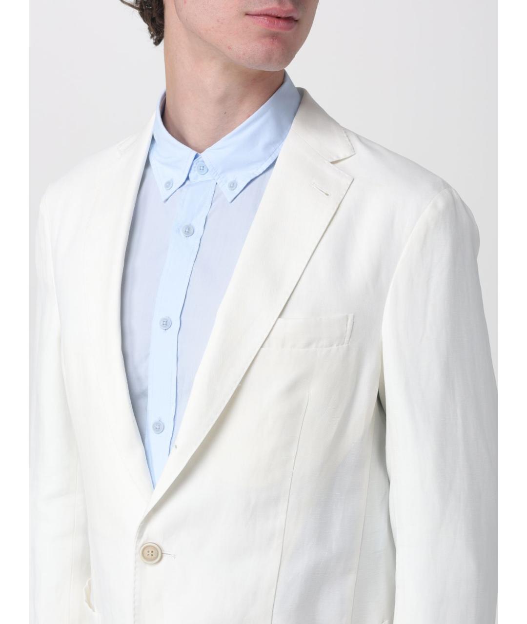 ELEVENTY Белый классический костюм, фото 5