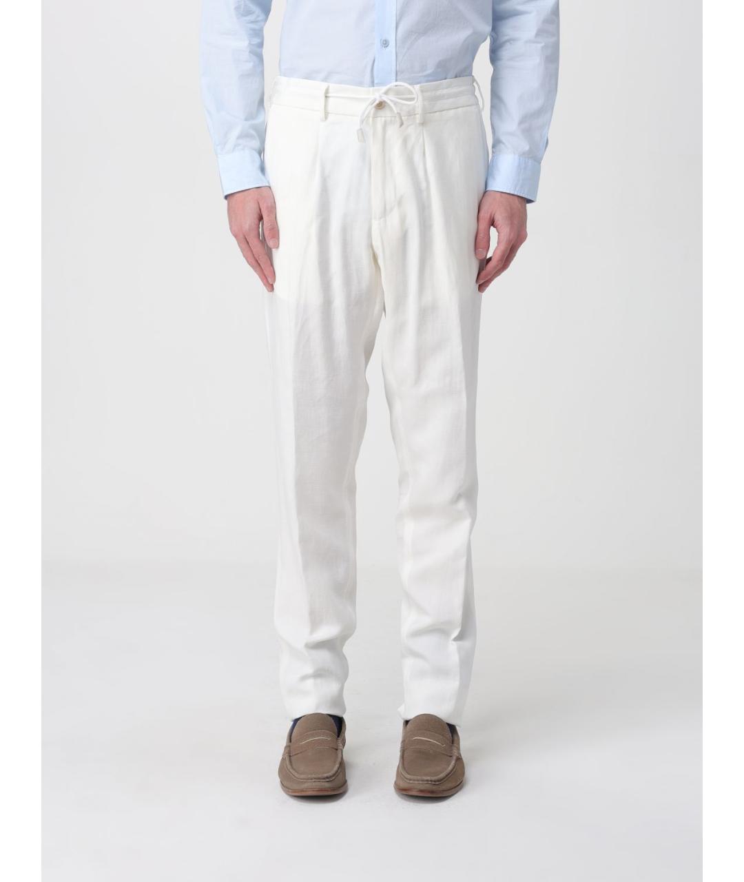 ELEVENTY Белый классический костюм, фото 6