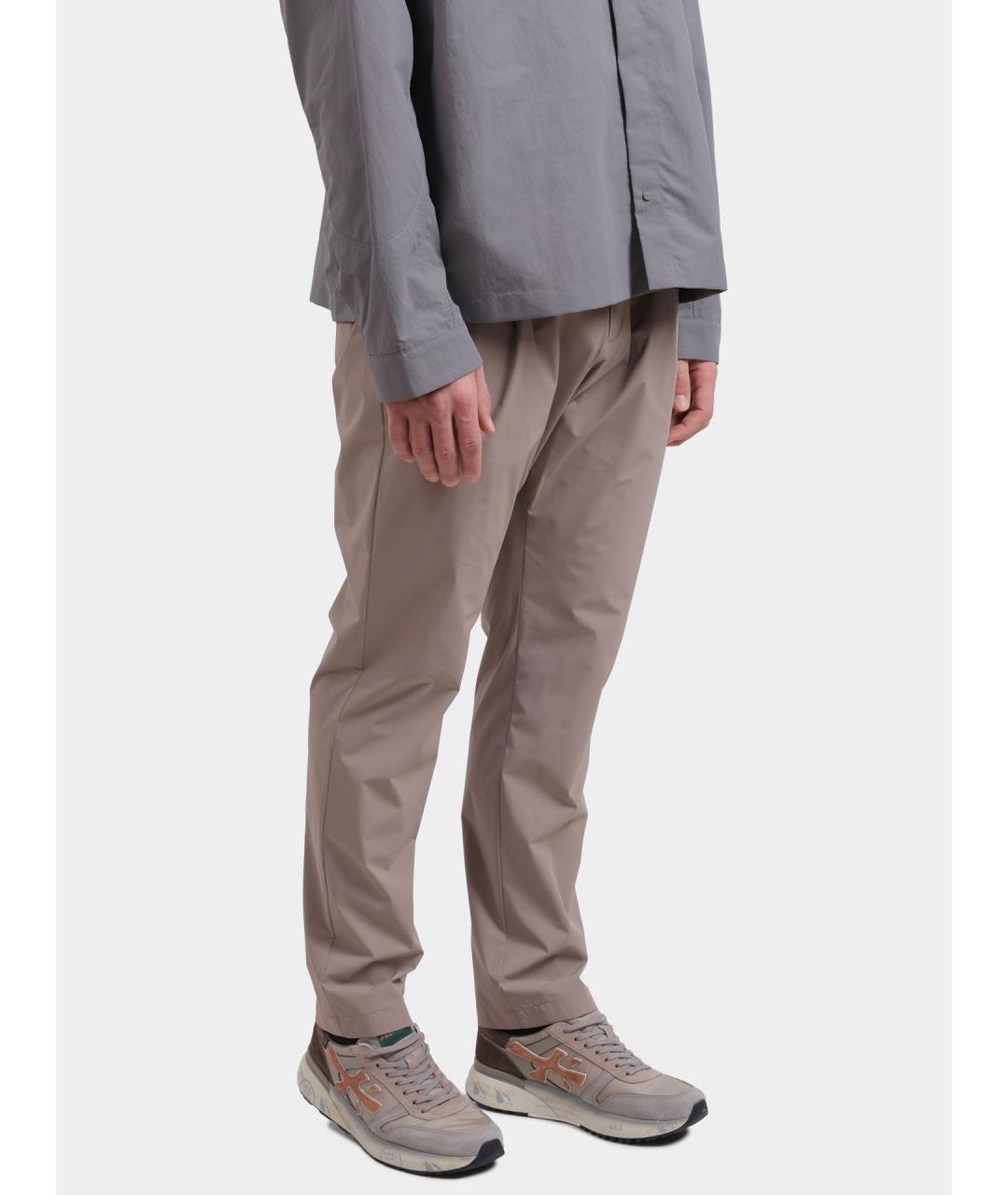 HERNO Бежевые повседневные брюки, фото 3