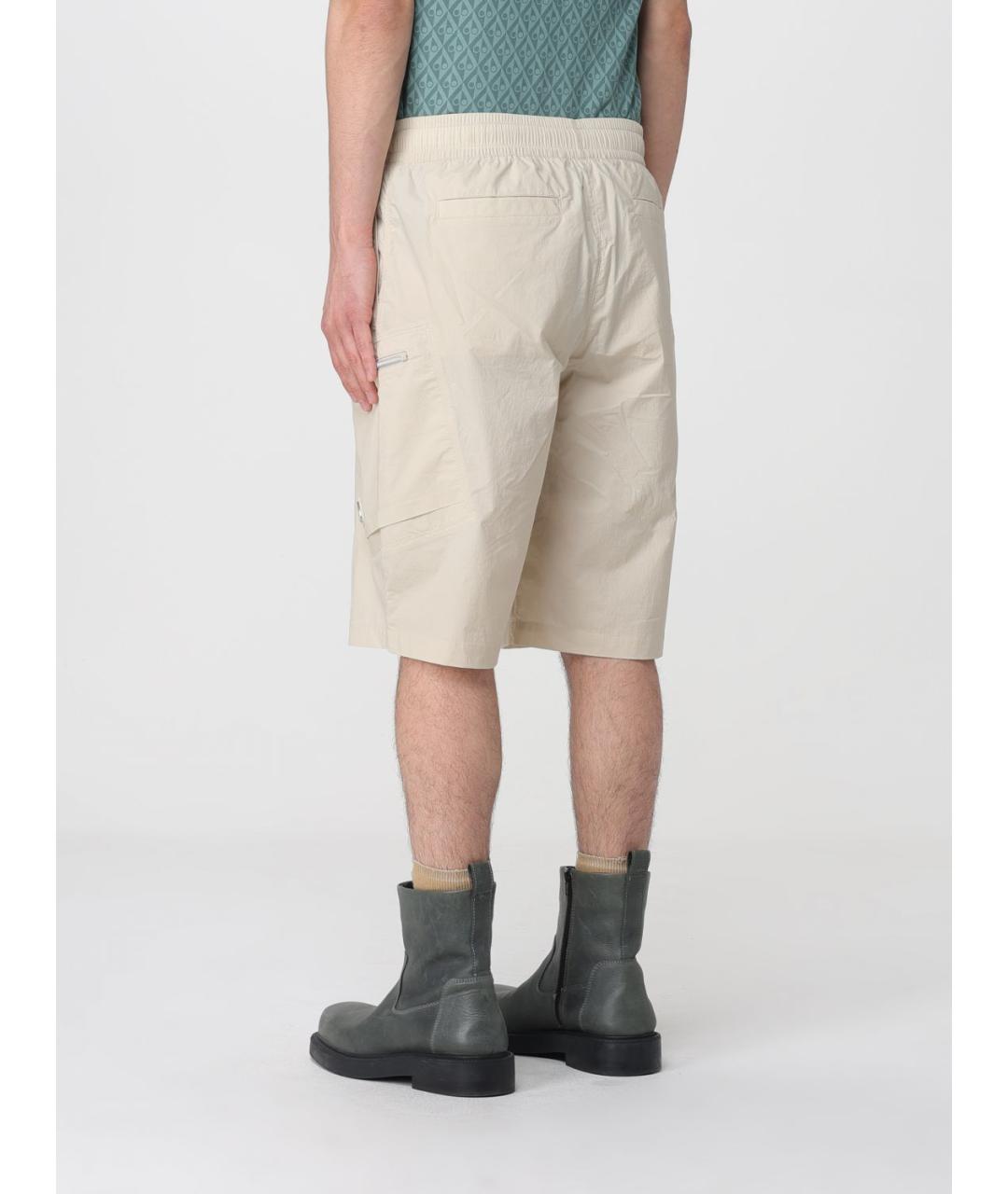 MOOSE KNUCKLES Бежевые полиамидовые шорты, фото 3