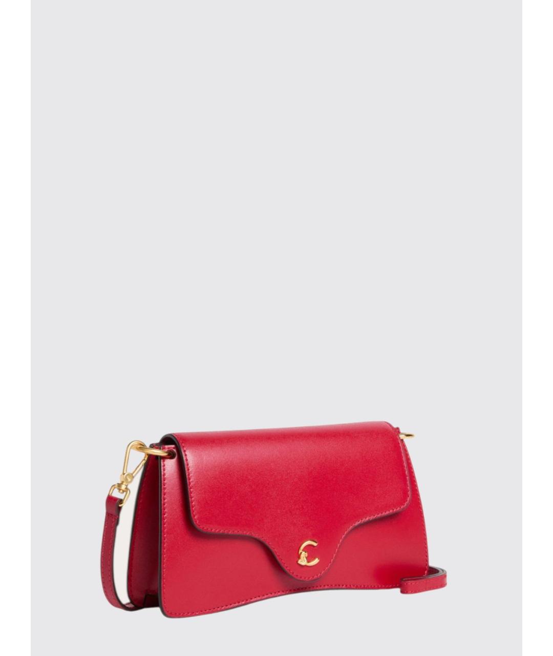COCCINELLE Красная кожаная сумка через плечо, фото 2