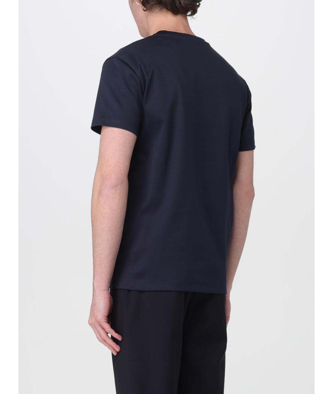 FENDI Темно-синяя футболка, фото 3