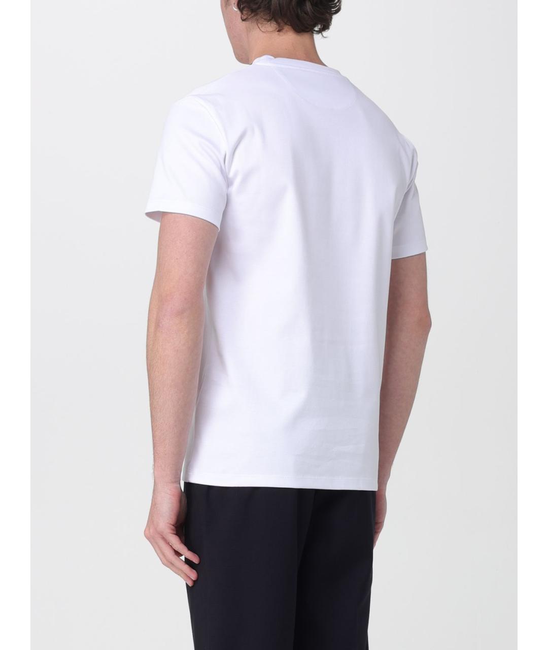 FENDI Белая хлопковая футболка, фото 3