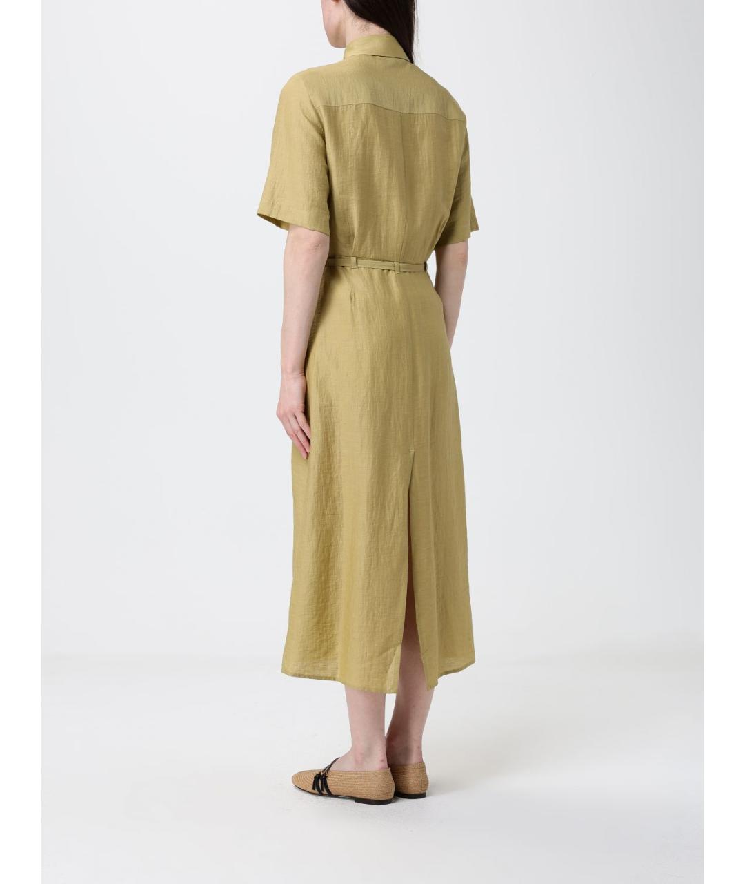 TELA Зеленые повседневное платье, фото 2