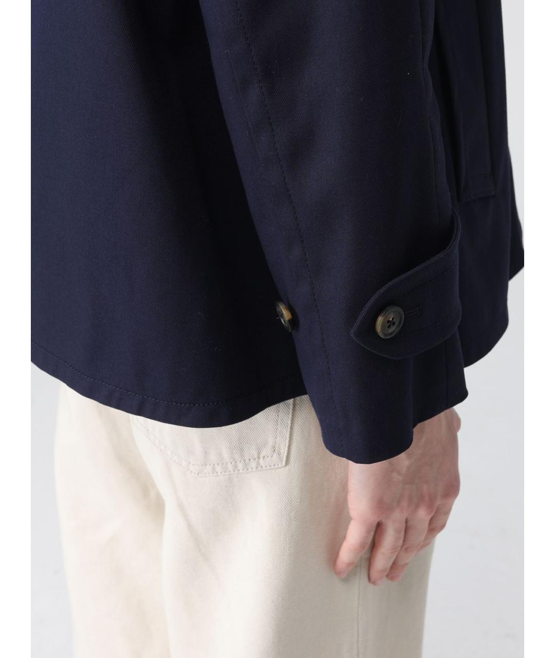 FAY Синяя хлопко-эластановая куртка, фото 4