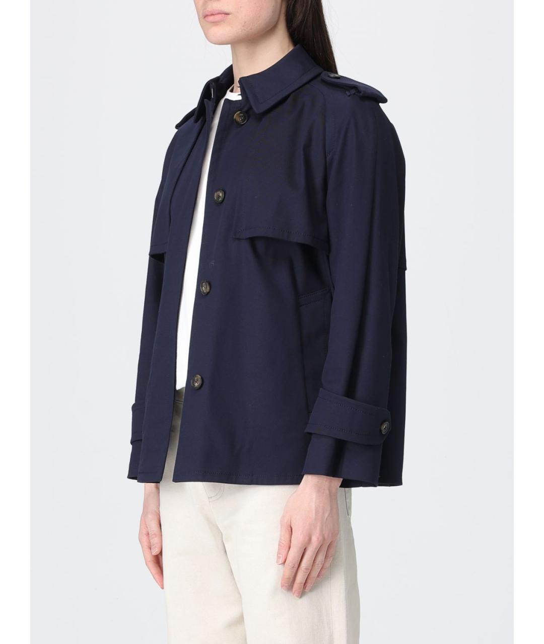 FAY Синяя хлопко-эластановая куртка, фото 3