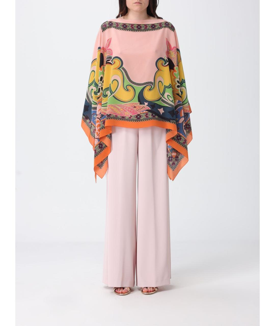 ETRO Мульти шелковая блузы, фото 6