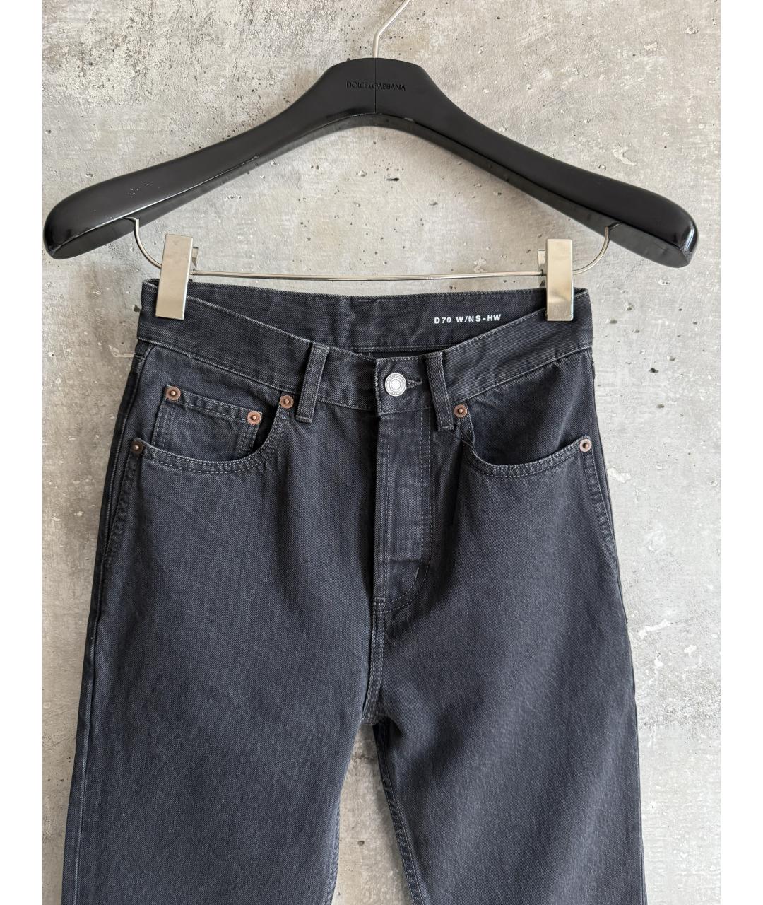 SAINT LAURENT Серые хлопковые джинсы слим, фото 4