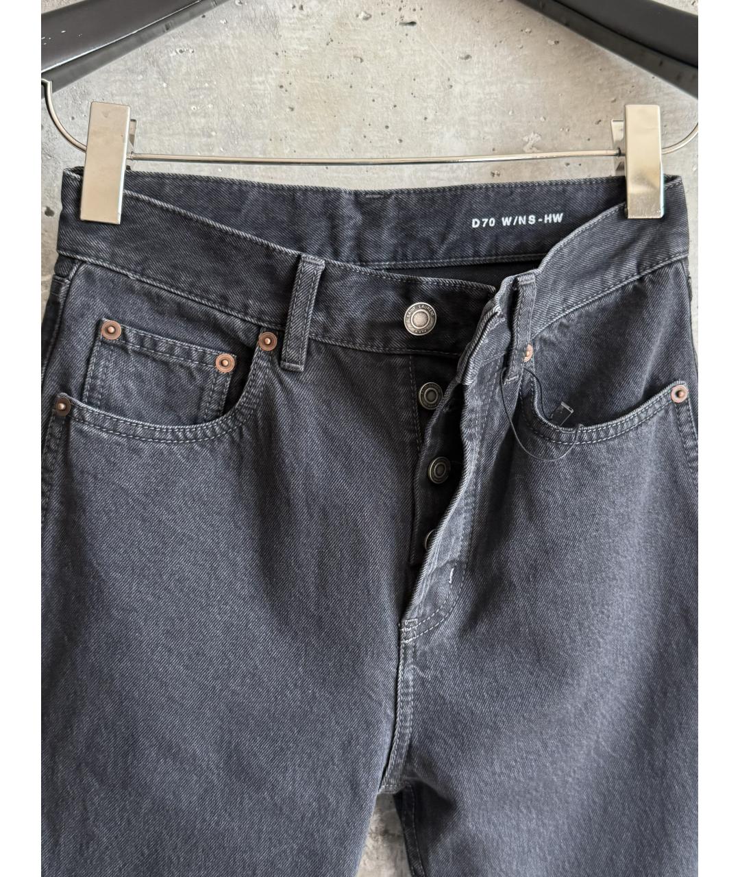 SAINT LAURENT Серые хлопковые джинсы слим, фото 6