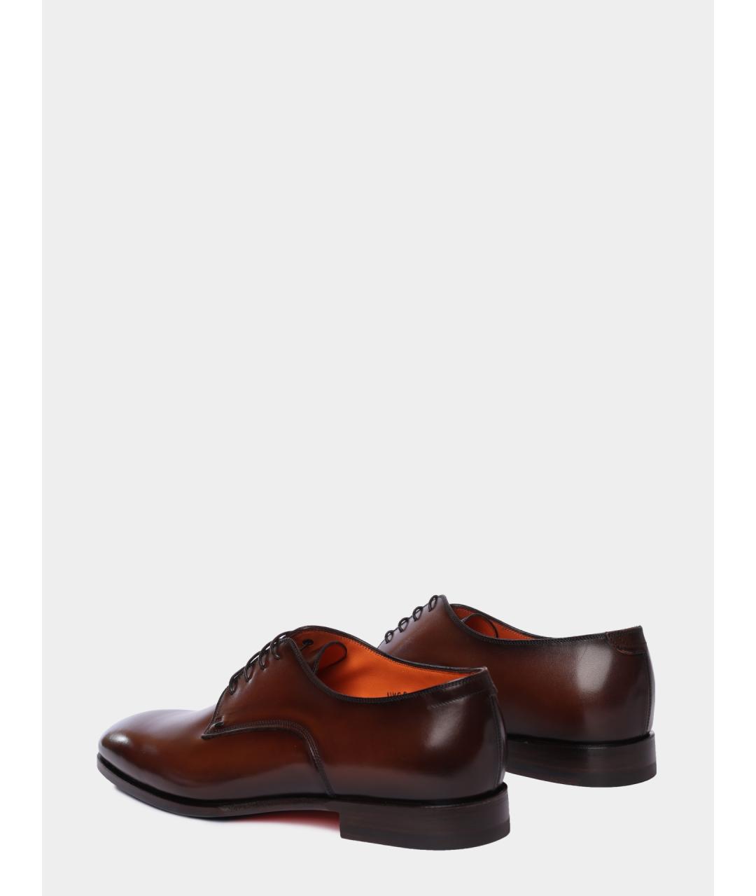 SANTONI Кожаные туфли, фото 4