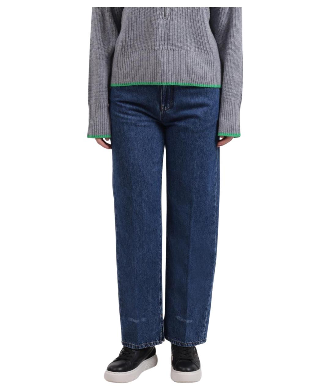 PINKO Синие прямые джинсы, фото 1