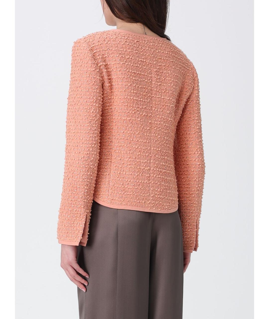 EMPORIO ARMANI Коралловый шерстяной жакет/пиджак, фото 2