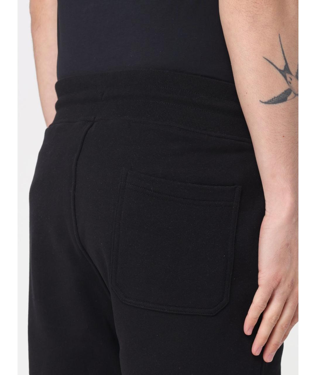 BELSTAFF Черные хлопковые шорты, фото 3