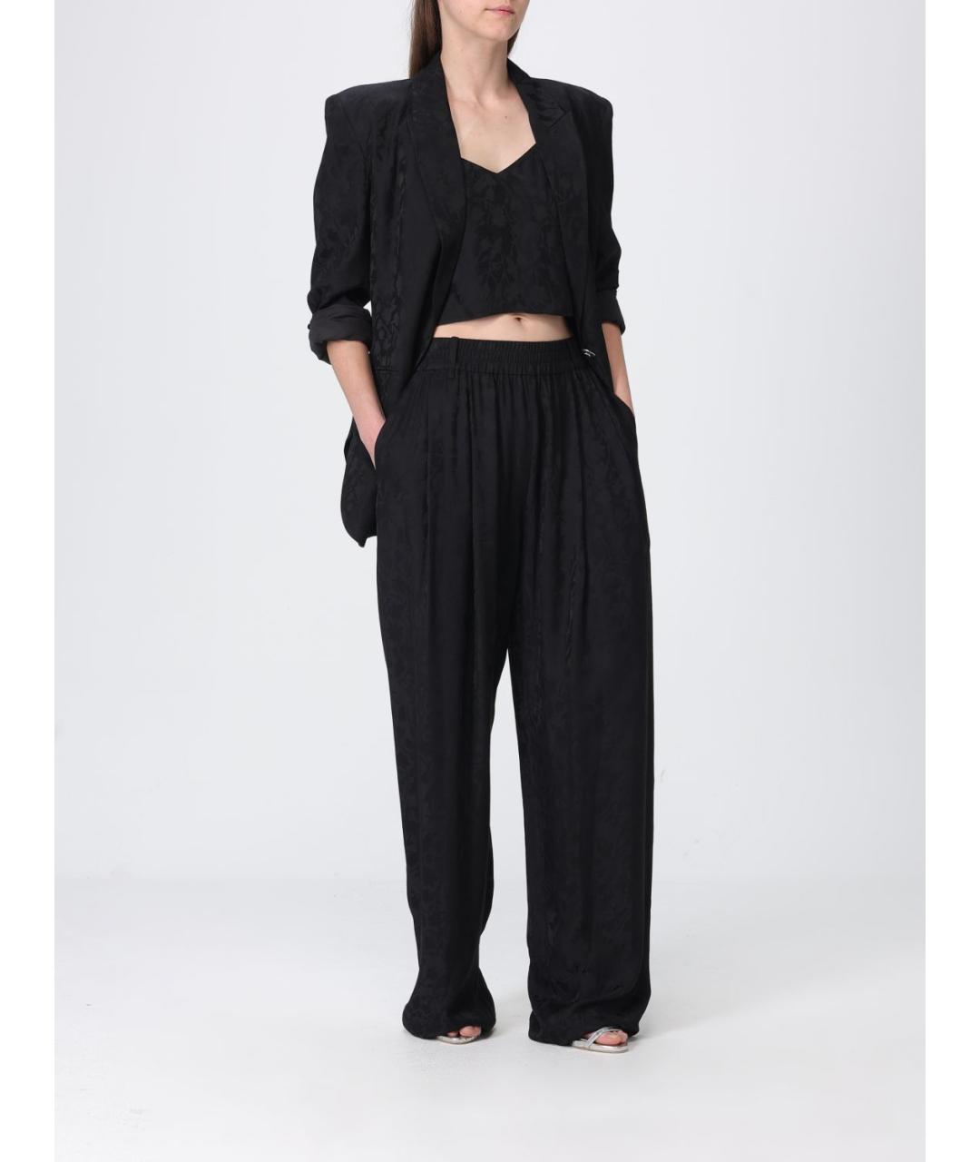 PINKO Черная вискозная майка, фото 2