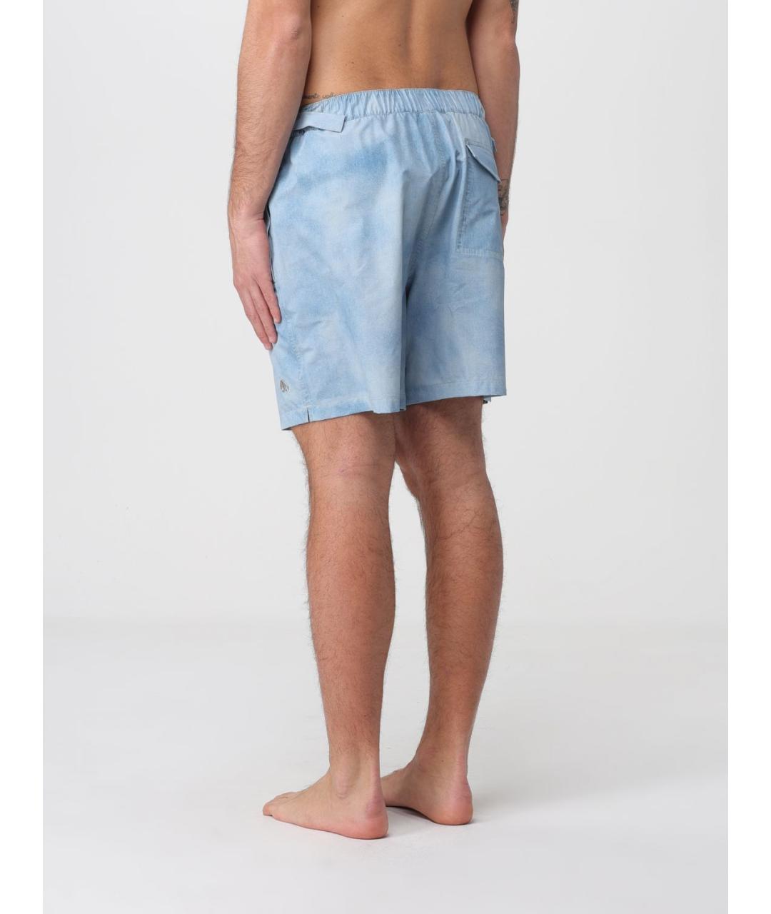 MOOSE KNUCKLES Голубые полиамидовые шорты, фото 2