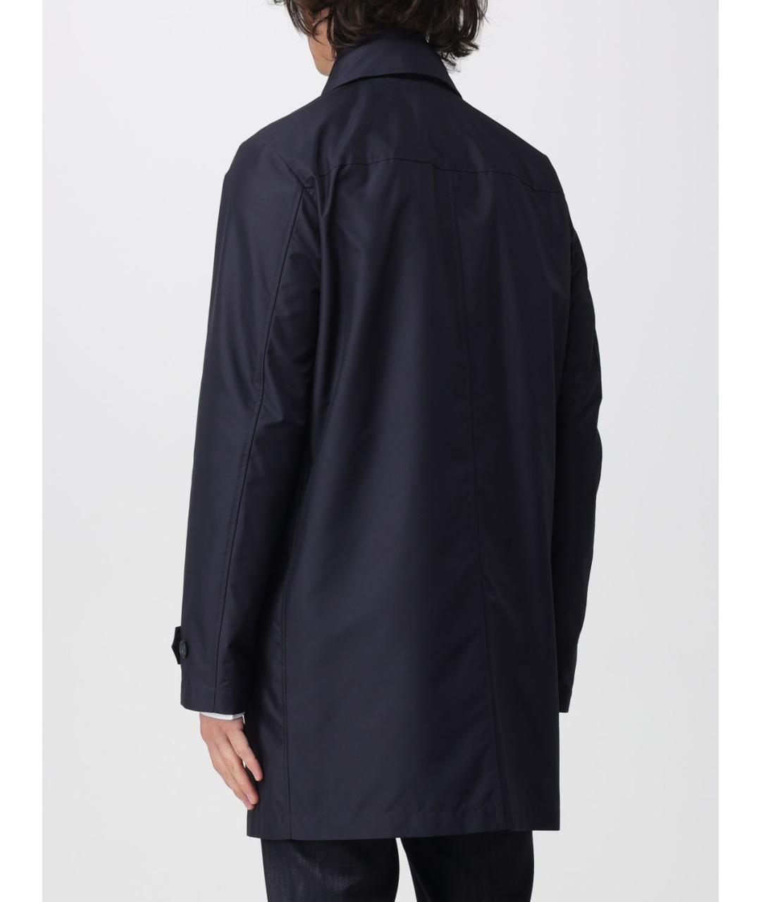 FAY Темно-синий полиамидовый тренч / плащ, фото 2
