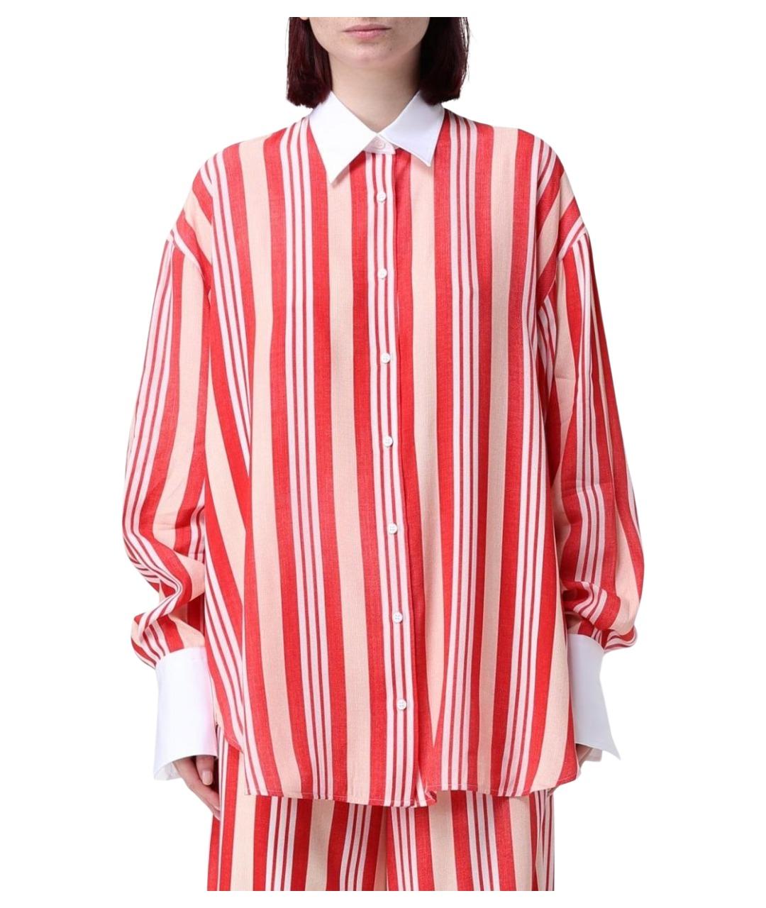 ERMANNO SCERVINO Красная вискозная рубашка, фото 1