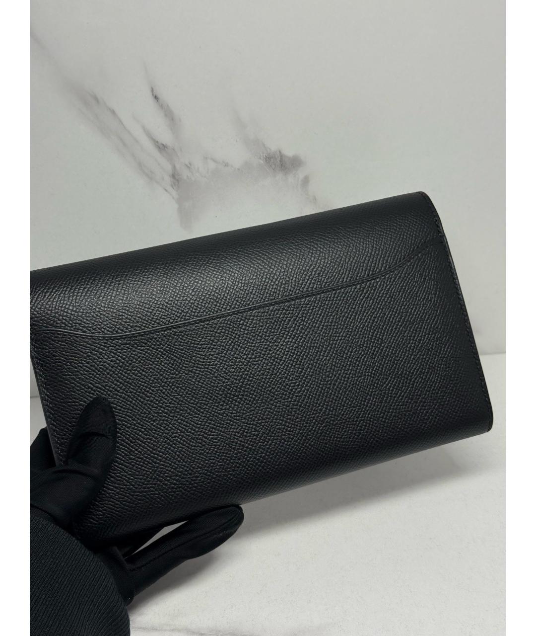 HERMES Черный кошелек, фото 3