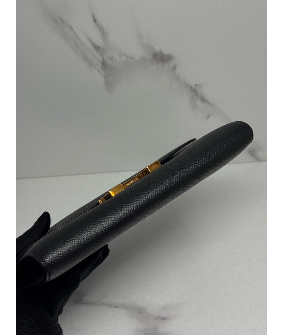 HERMES Черный кошелек, фото 6