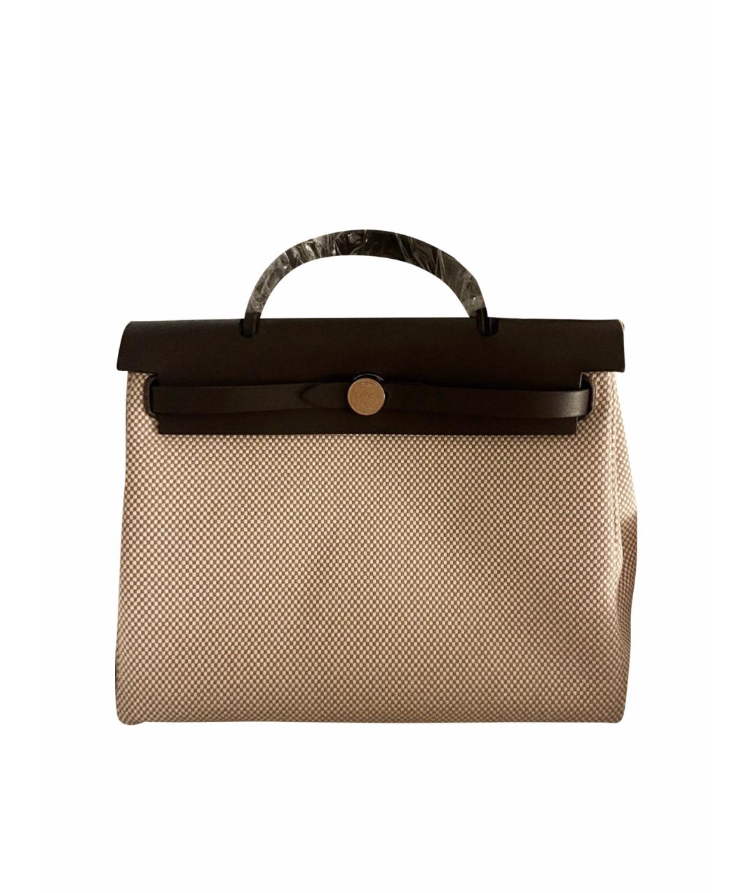 HERMES Белая деним сумка через плечо, фото 1