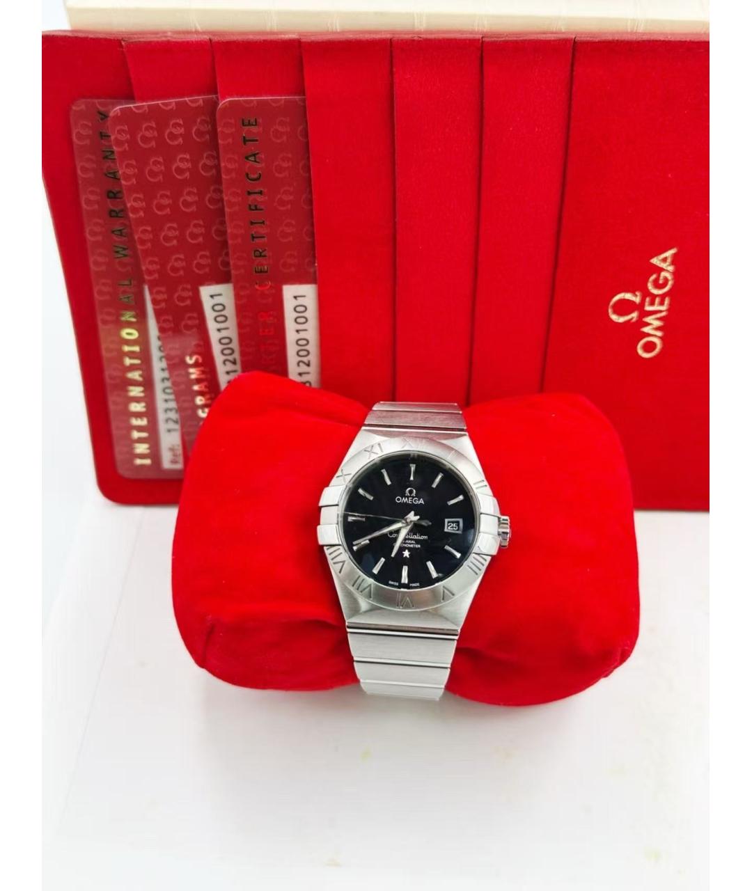 OMEGA Серебряные часы, фото 3