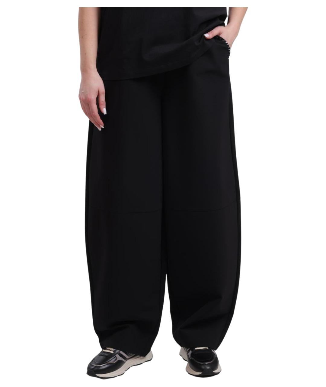 LIU JO Черные прямые брюки, фото 1