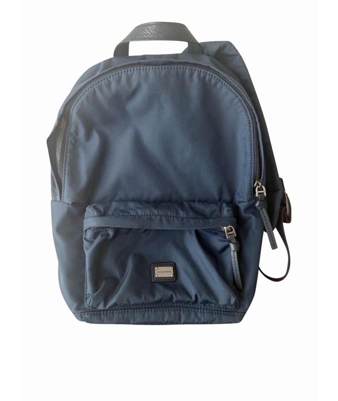 DOLCE&GABBANA Синий рюкзак, фото 1