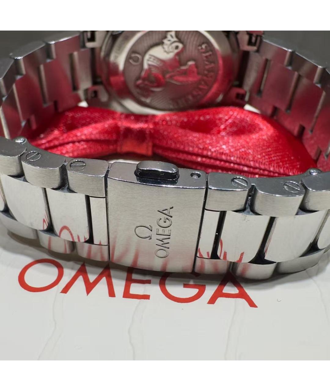 OMEGA Серебряные часы, фото 4