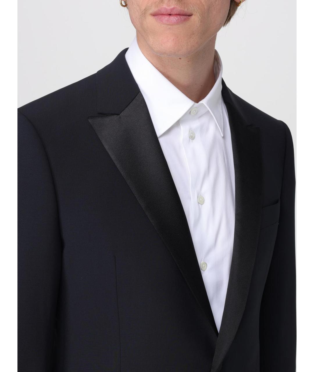 EMPORIO ARMANI Темно-синий классический костюм, фото 5