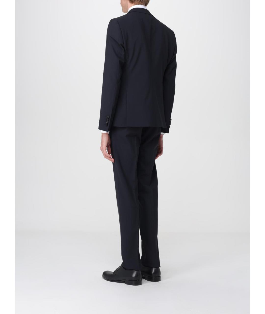 EMPORIO ARMANI Темно-синий классический костюм, фото 3