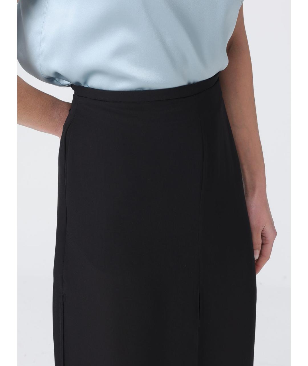 EMPORIO ARMANI Черные брюки широкие, фото 3