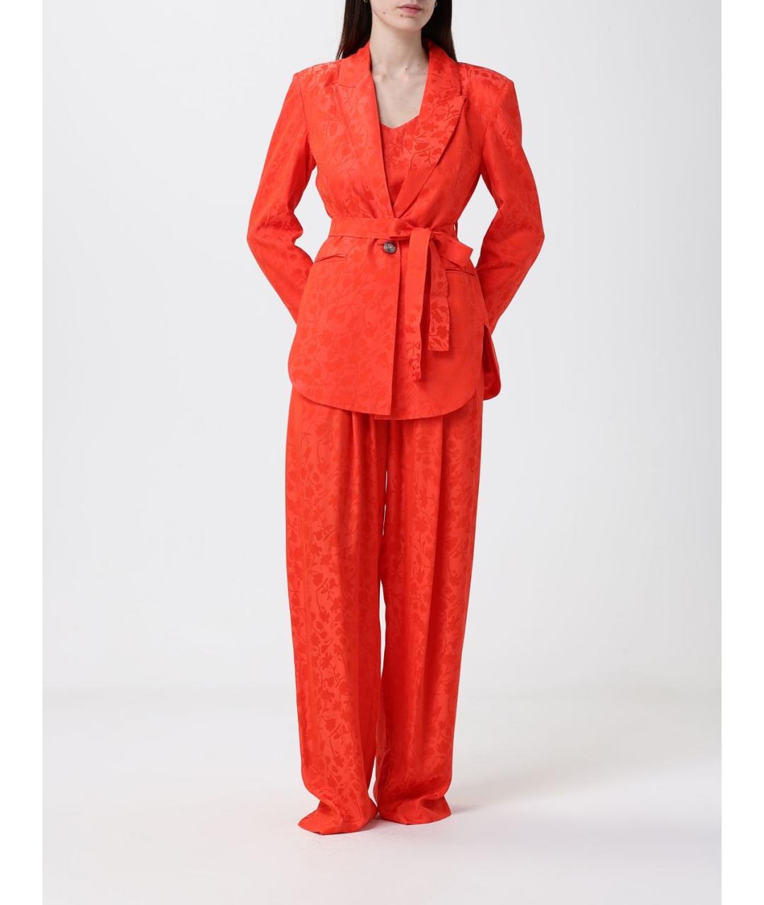 PINKO Коралловый вискозный жакет/пиджак, фото 2