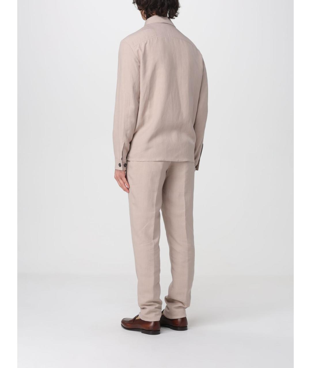 ELEVENTY Бежевый повседневный костюм, фото 3
