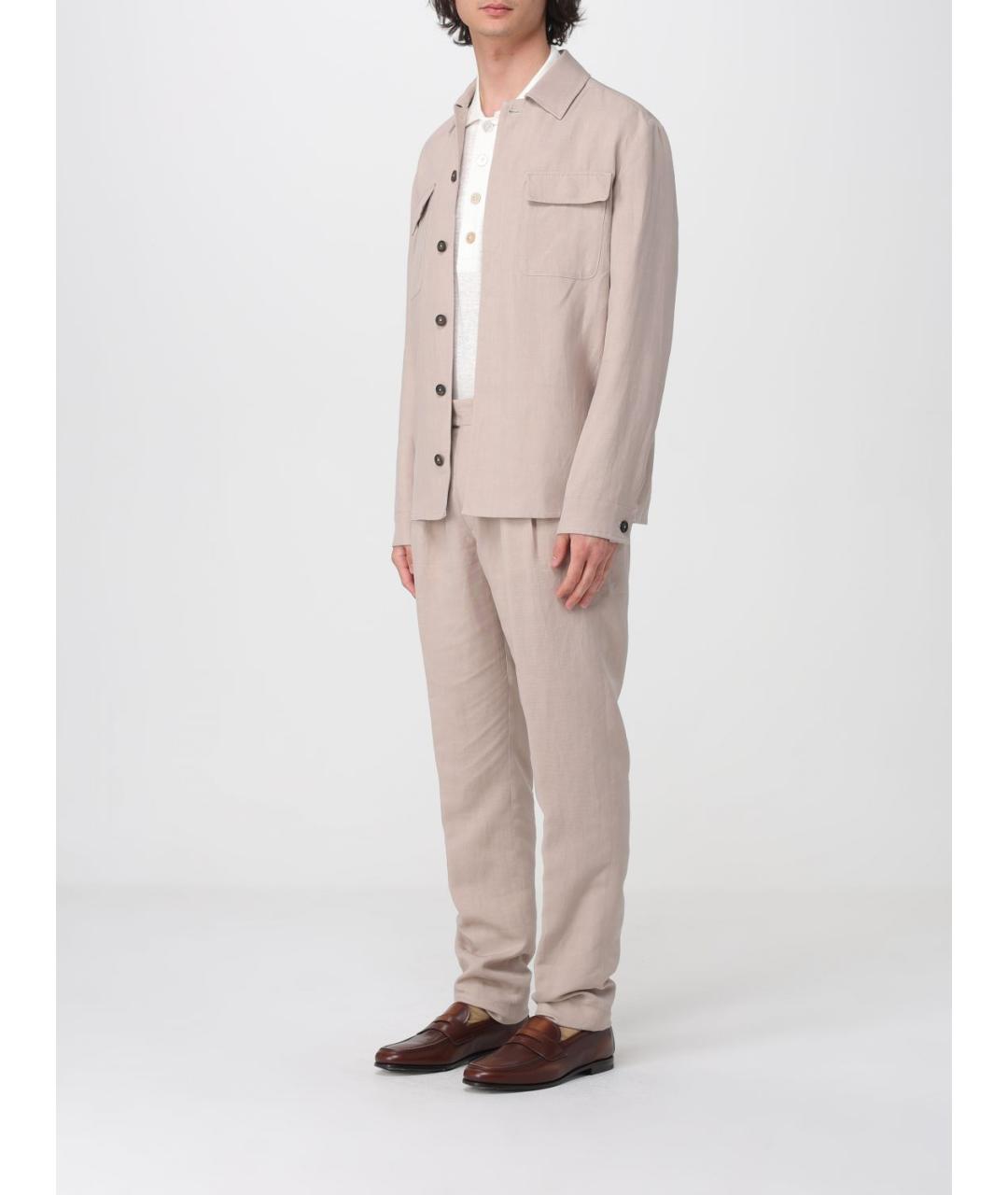 ELEVENTY Бежевый повседневный костюм, фото 4