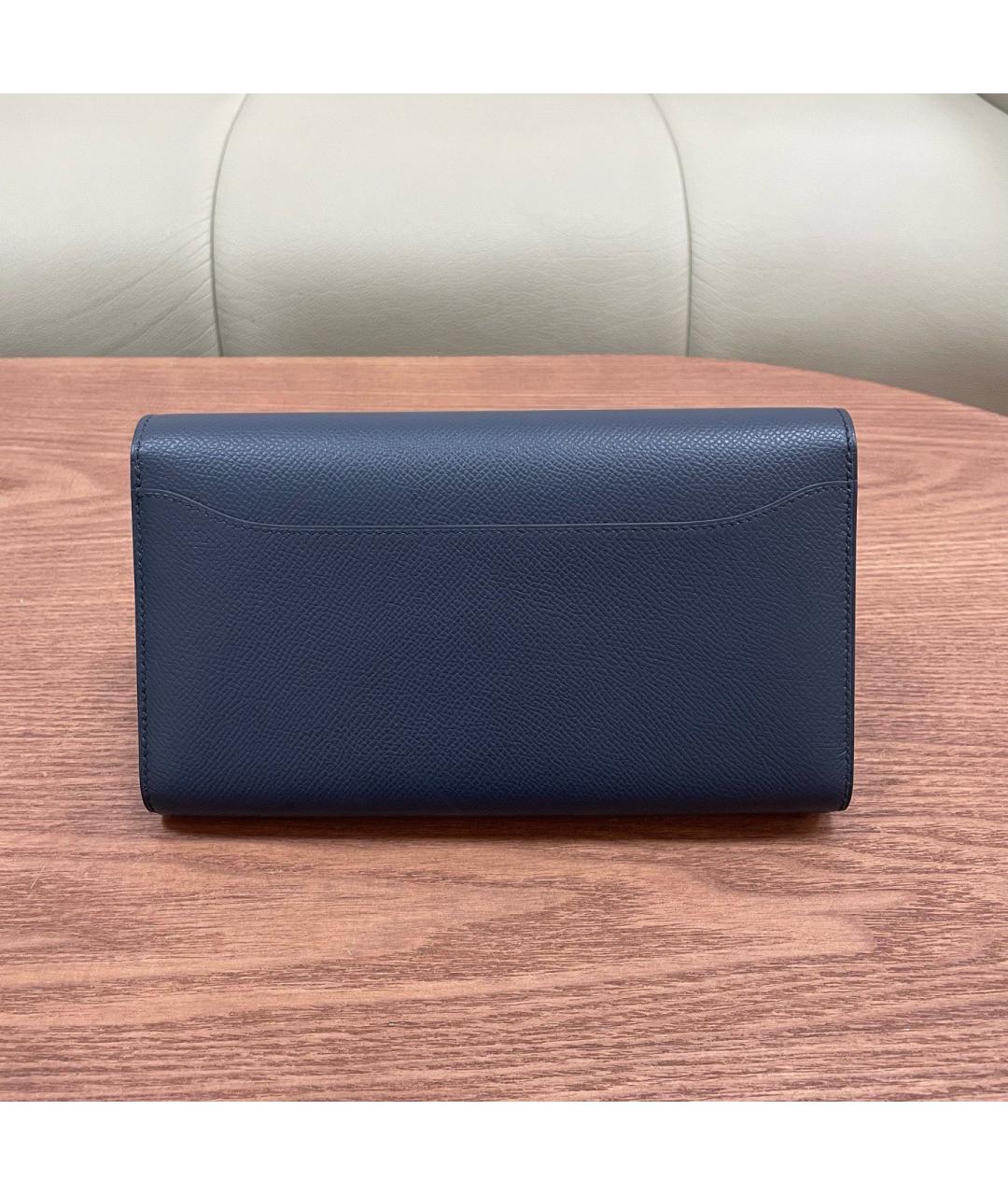 HERMES Синий кошелек, фото 2