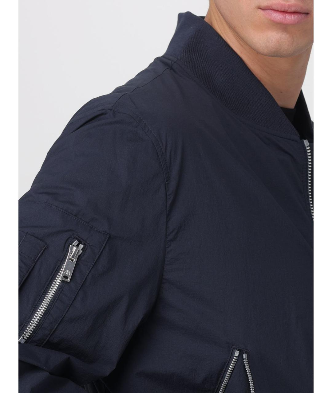 MOOSE KNUCKLES Синяя полиамидовая куртка, фото 4