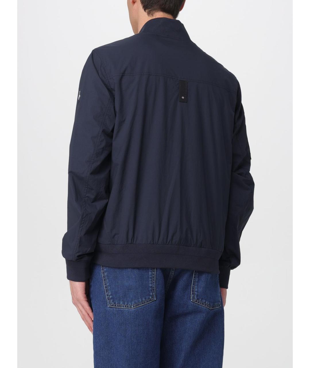 MOOSE KNUCKLES Синяя полиамидовая куртка, фото 2