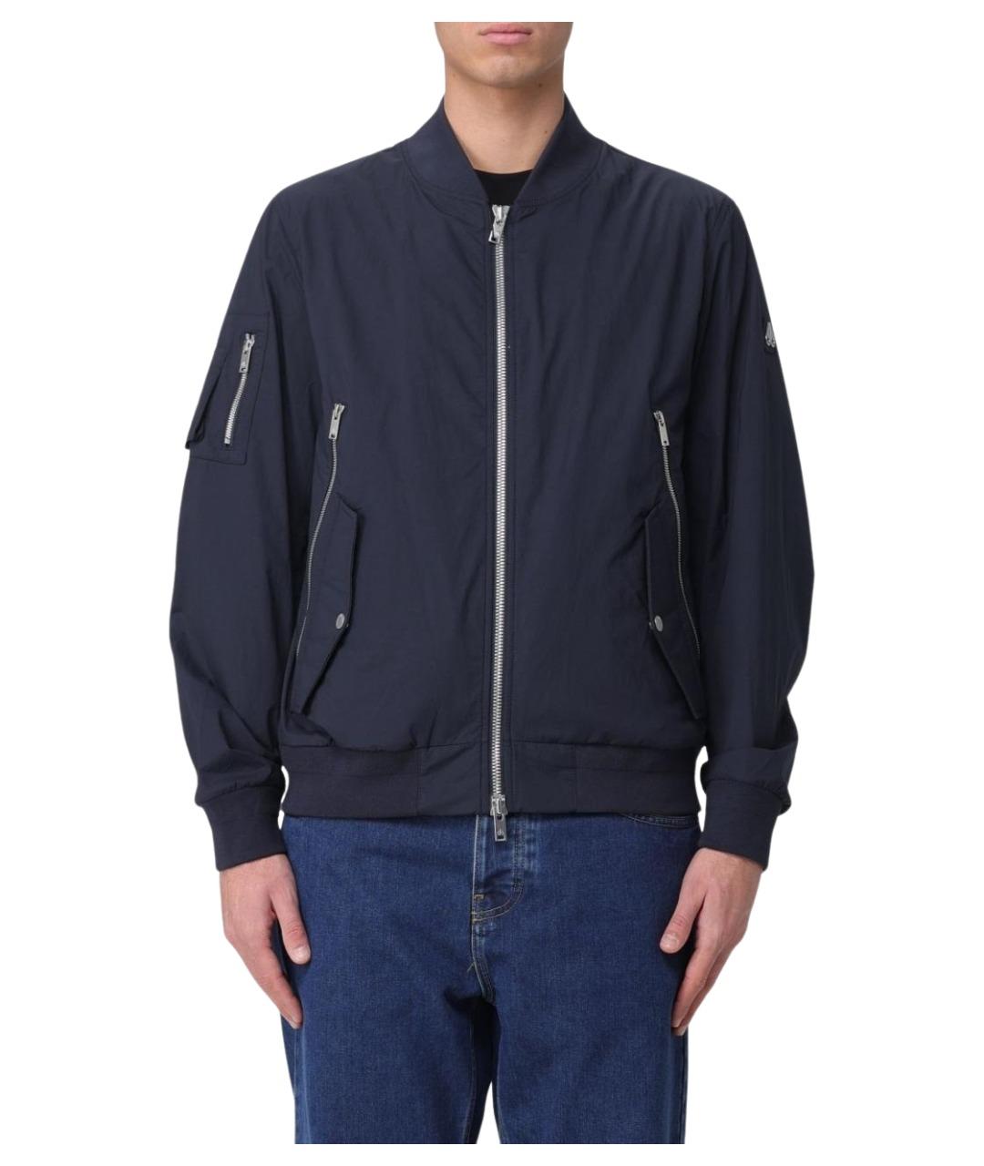 MOOSE KNUCKLES Синяя полиамидовая куртка, фото 1