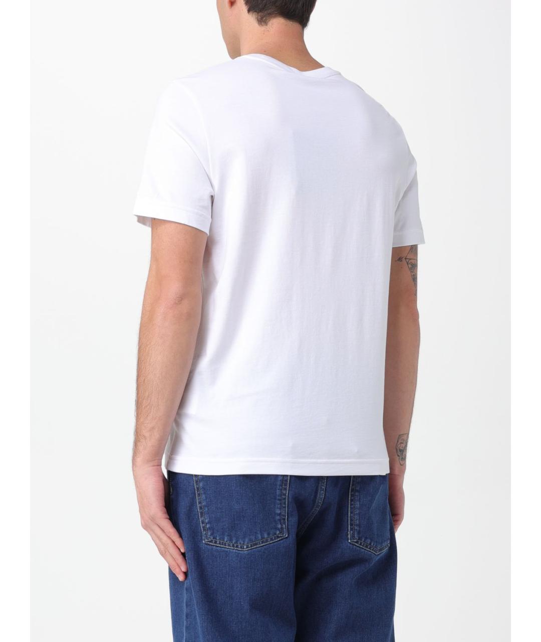 MOOSE KNUCKLES Белая хлопковая футболка, фото 2