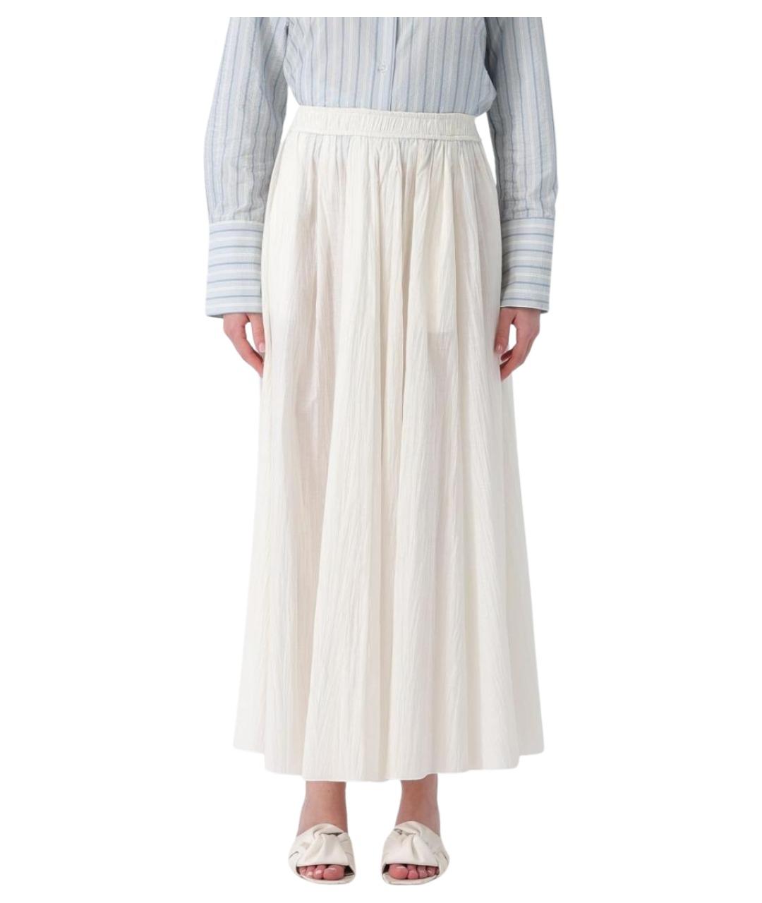 TELA Белая юбка миди, фото 1