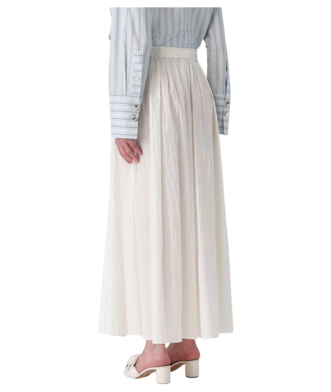 TELA Белая юбка миди, фото 2
