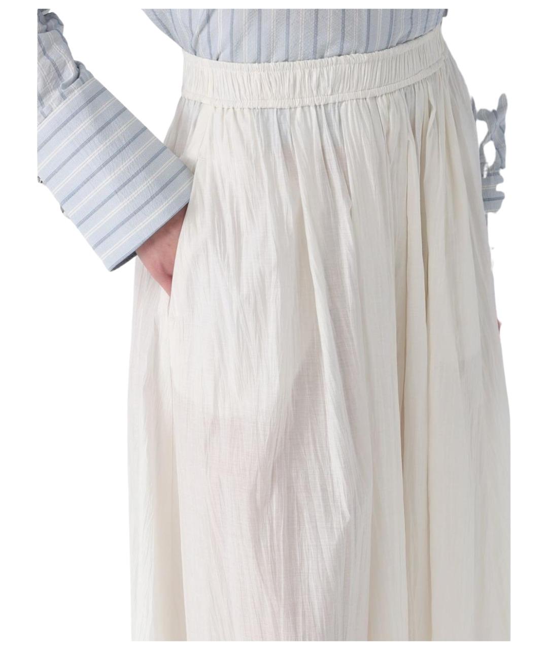 TELA Белая юбка миди, фото 3