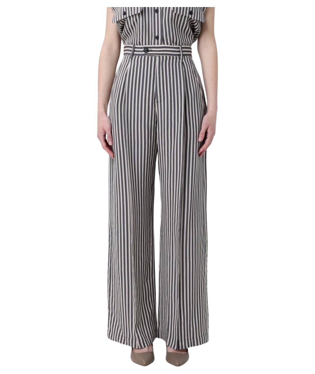 TELA Черные прямые брюки, фото 1