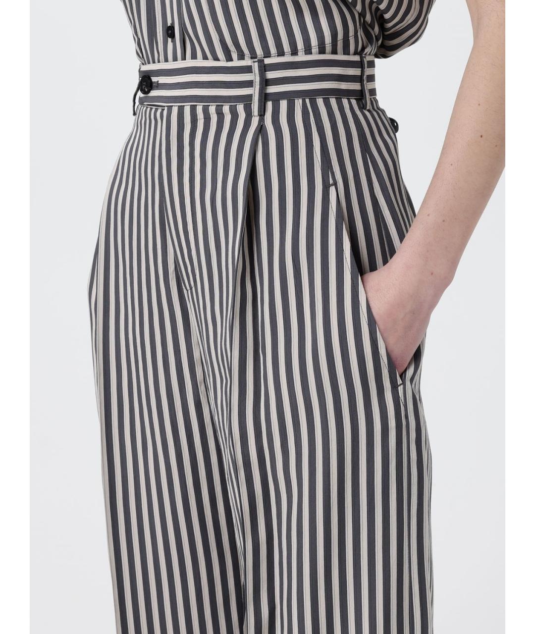 TELA Черные прямые брюки, фото 4