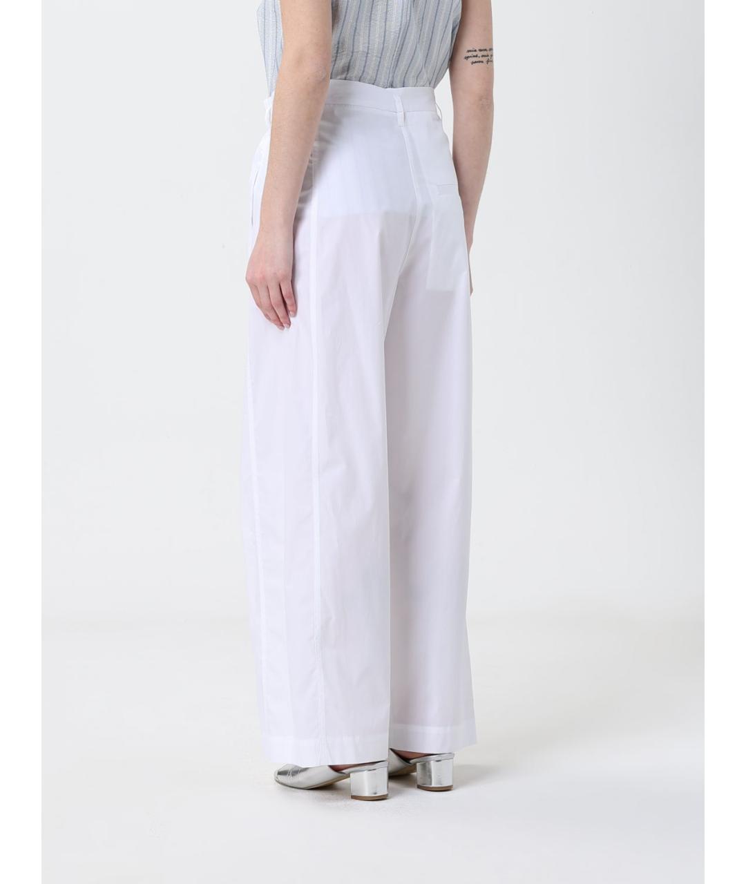 TELA Белые прямые брюки, фото 2