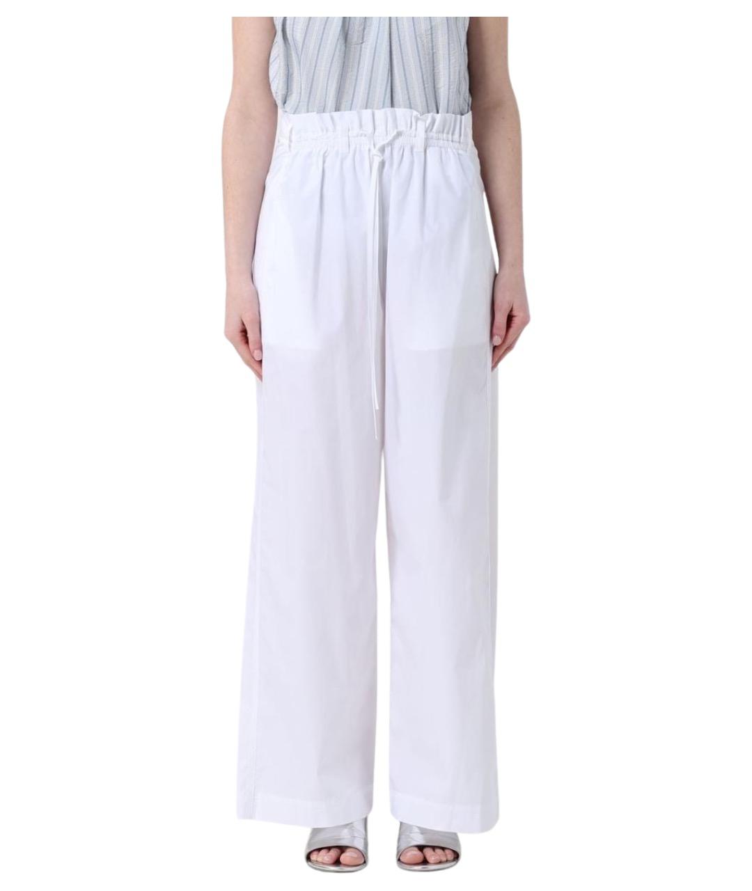 TELA Белые прямые брюки, фото 1