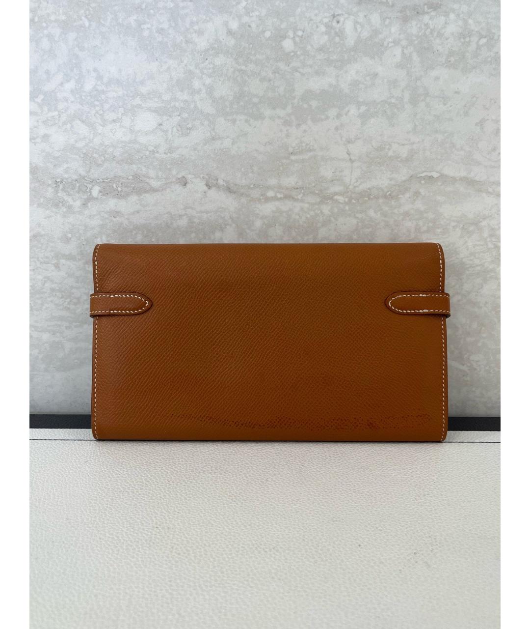 HERMES Коричневый кошелек, фото 3